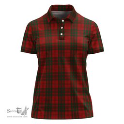 Scottish Livingston Clan Tartan Polo Shirt For Women, Women's Scottish Polo Shirt Scottish Plaid Tartan Plaid - ScotsTee - scotstee.com