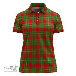 Scottish Grierson Clan Tartan Polo Shirt For Women, Women's Scottish Polo Shirt Scottish Plaid Tartan Plaid - ScotsTee - scotstee.com