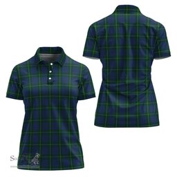 Scottish Hamilton Hunting Clan Tartan Polo Shirt For Women, Women's Scottish Polo Shirt Scottish Plaid Tartan Plaid - ScotsTee - scotstee.com