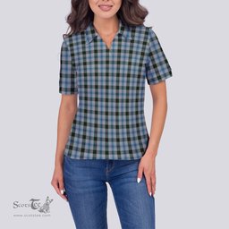 Scottish Henderson Dress Clan Tartan Polo Shirt For Women, Women's Scottish Polo Shirt Scottish Plaid Tartan Plaid - ScotsTee - scotstee.com