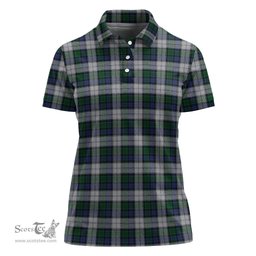Scottish Graham Dress Clan Tartan Polo Shirt For Women, Women's Scottish Polo Shirt Scottish Plaid Tartan Plaid - ScotsTee - scotstee.com