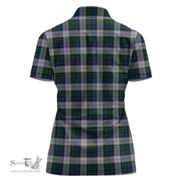 Scottish Graham Dress Clan Tartan Polo Shirt For Women, Women's Scottish Polo Shirt Scottish Plaid Tartan Plaid - ScotsTee - scotstee.com