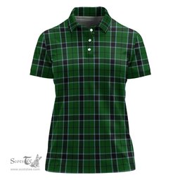 Scottish Innes Hunting Clan Tartan Polo Shirt For Women, Women's Scottish Polo Shirt Scottish Plaid Tartan Plaid - ScotsTee - scotstee.com