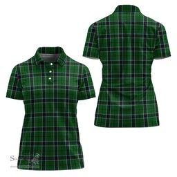 Scottish Innes Hunting Clan Tartan Polo Shirt For Women, Women's Scottish Polo Shirt Scottish Plaid Tartan Plaid - ScotsTee - scotstee.com