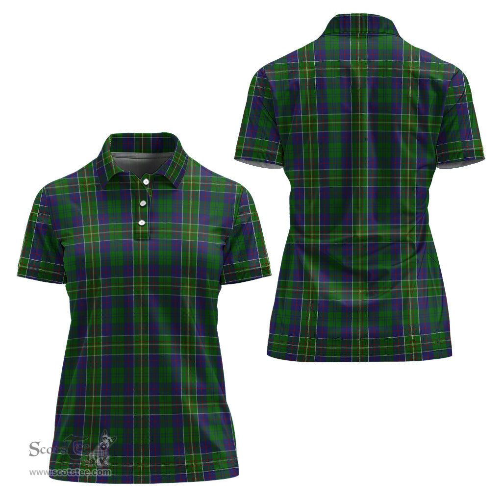 Scottish Hunter of Hunterston Clan Tartan Polo Shirt For Women, Women's Scottish Polo Shirt Scottish Plaid Tartan Plaid - ScotsTee - scotstee.com