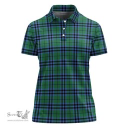 Scottish Keith Ancient Clan Tartan Polo Shirt For Women, Women's Scottish Polo Shirt Scottish Plaid Tartan Plaid - ScotsTee - scotstee.com