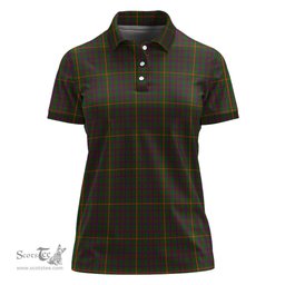 Scottish Hall Clan Tartan Polo Shirt For Women, Women's Scottish Polo Shirt Scottish Plaid Tartan Plaid - ScotsTee - scotstee.com