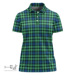 Scottish Graham of Montrose Ancient Clan Tartan Polo Shirt For Women, Women's Scottish Polo Shirt Scottish Plaid Tartan Plaid - ScotsTee - scotstee.com