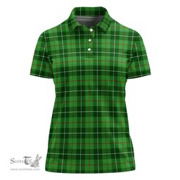 Scottish Galloway Clan Tartan Polo Shirt For Women, Women's Scottish Polo Shirt Scottish Plaid Tartan Plaid - ScotsTee - scotstee.com