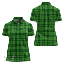 Scottish Galloway Clan Tartan Polo Shirt For Women, Women's Scottish Polo Shirt Scottish Plaid Tartan Plaid - ScotsTee - scotstee.com