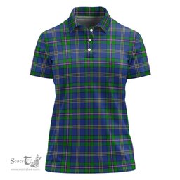 Scottish Lambert Clan Tartan Polo Shirt For Women, Women's Scottish Polo Shirt Scottish Plaid Tartan Plaid - ScotsTee - scotstee.com
