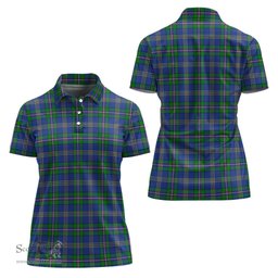 Scottish Lambert Clan Tartan Polo Shirt For Women, Women's Scottish Polo Shirt Scottish Plaid Tartan Plaid - ScotsTee - scotstee.com