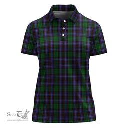 Scottish Hunter of Peebleshire Clan Tartan Polo Shirt For Women, Women's Scottish Polo Shirt Scottish Plaid Tartan Plaid - ScotsTee - scotstee.com