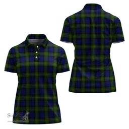 Scottish Jamieson Clan Tartan Polo Shirt For Women, Women's Scottish Polo Shirt Scottish Plaid Tartan Plaid - ScotsTee - scotstee.com