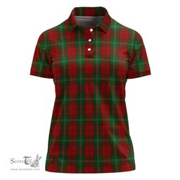 Scottish Lennox Clan Tartan Polo Shirt For Women, Women's Scottish Polo Shirt Scottish Plaid Tartan Plaid - ScotsTee - scotstee.com