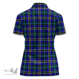 Scottish Hope Modern Clan Tartan Polo Shirt For Women, Women's Scottish Polo Shirt Scottish Plaid Tartan Plaid - ScotsTee - scotstee.com