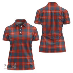 Scottish Hamilton Ancient Clan Tartan Polo Shirt For Women, Women's Scottish Polo Shirt Scottish Plaid Tartan Plaid - ScotsTee - scotstee.com