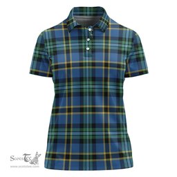 Scottish Hope Ancient Clan Tartan Polo Shirt For Women, Women's Scottish Polo Shirt Scottish Plaid Tartan Plaid - ScotsTee - scotstee.com