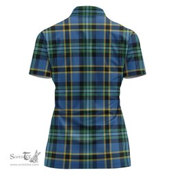 Scottish Hope Ancient Clan Tartan Polo Shirt For Women, Women's Scottish Polo Shirt Scottish Plaid Tartan Plaid - ScotsTee - scotstee.com