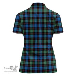 Scottish Guthrie Ancient Clan Tartan Polo Shirt For Women, Women's Scottish Polo Shirt Scottish Plaid Tartan Plaid - ScotsTee - scotstee.com