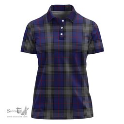 Scottish Kinnaird Clan Tartan Polo Shirt For Women, Women's Scottish Polo Shirt Scottish Plaid Tartan Plaid - ScotsTee - scotstee.com