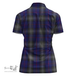Scottish Kinnaird Clan Tartan Polo Shirt For Women, Women's Scottish Polo Shirt Scottish Plaid Tartan Plaid - ScotsTee - scotstee.com