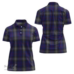 Scottish Kinnaird Clan Tartan Polo Shirt For Women, Women's Scottish Polo Shirt Scottish Plaid Tartan Plaid - ScotsTee - scotstee.com