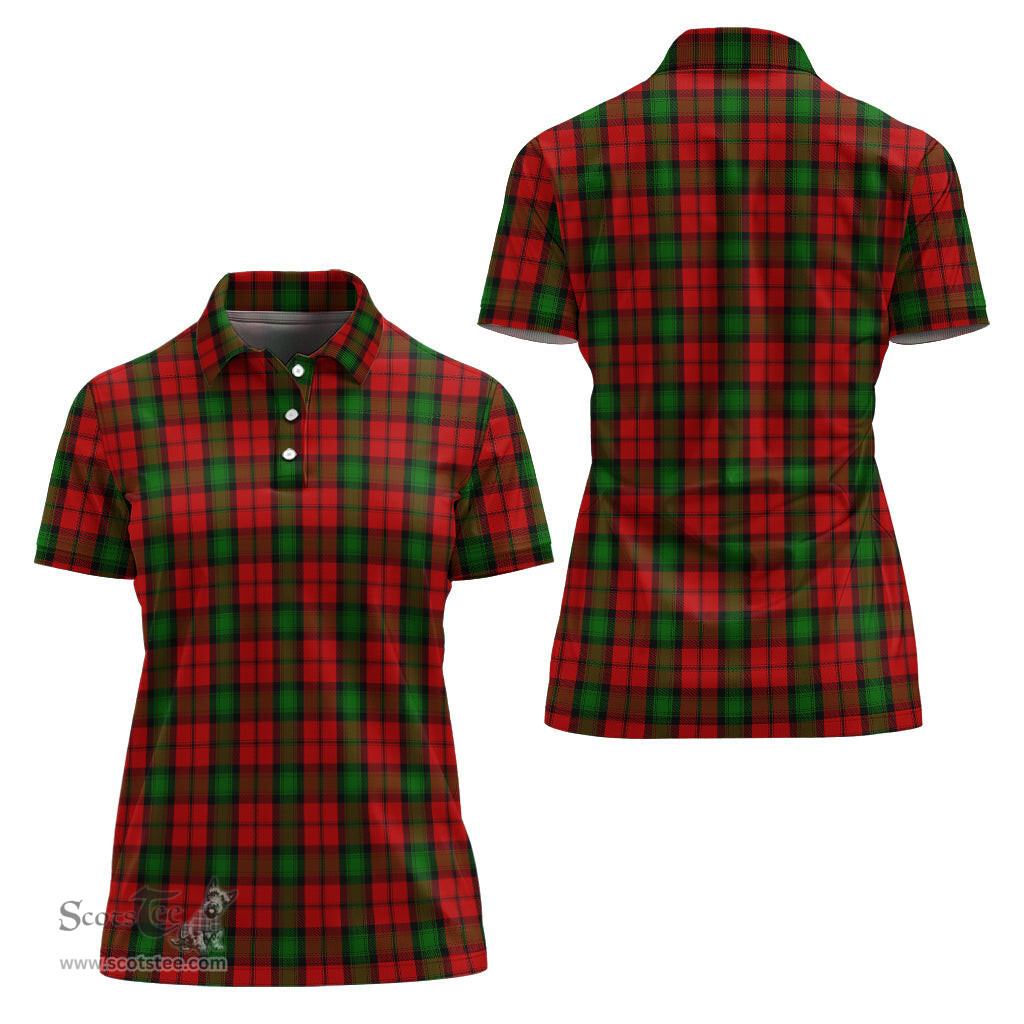Scottish Kerr Clan Tartan Polo Shirt For Women, Women's Scottish Polo Shirt Scottish Plaid Tartan Plaid - ScotsTee - scotstee.com