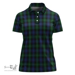 Scottish Lamont #2 Clan Tartan Polo Shirt For Women, Women's Scottish Polo Shirt Scottish Plaid Tartan Plaid - ScotsTee - scotstee.com