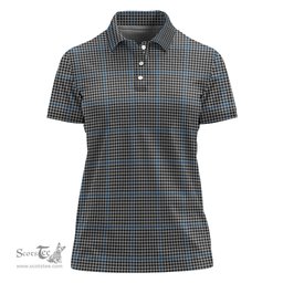Scottish Gladstone Clan Tartan Polo Shirt For Women, Women's Scottish Polo Shirt Scottish Plaid Tartan Plaid - ScotsTee - scotstee.com