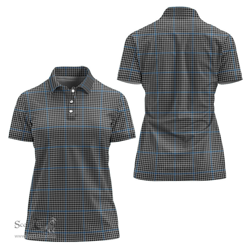 Scottish Gladstone Clan Tartan Polo Shirt For Women, Women's Scottish Polo Shirt Scottish Plaid Tartan Plaid - ScotsTee - scotstee.com