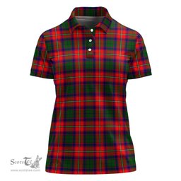Scottish Hopkirk Clan Tartan Polo Shirt For Women, Women's Scottish Polo Shirt Scottish Plaid Tartan Plaid - ScotsTee - scotstee.com