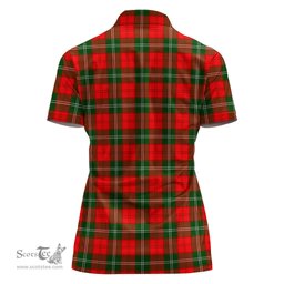 Scottish Lennox Modern Clan Tartan Polo Shirt For Women, Women's Scottish Polo Shirt Scottish Plaid Tartan Plaid - ScotsTee - scotstee.com