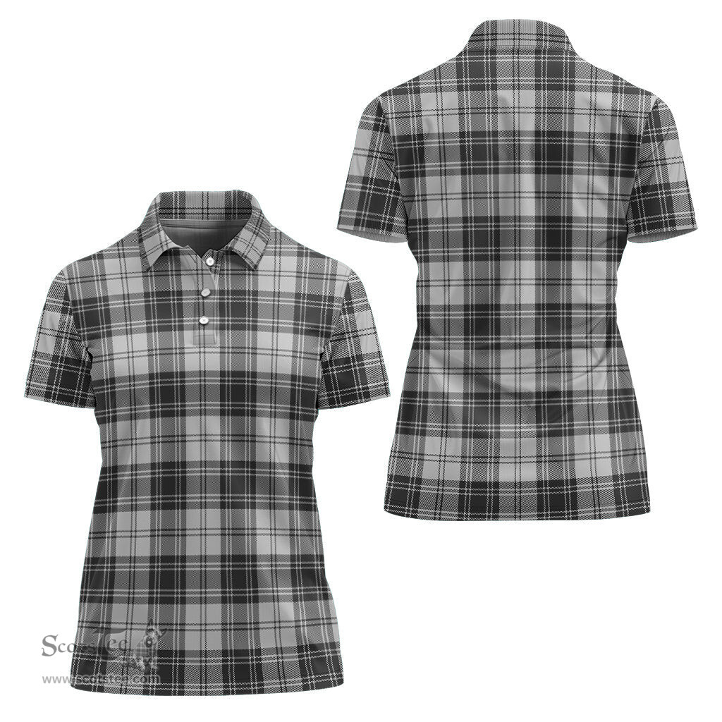 Scottish Glendinning Clan Tartan Polo Shirt For Women, Women's Scottish Polo Shirt Scottish Plaid Tartan Plaid - ScotsTee - scotstee.com