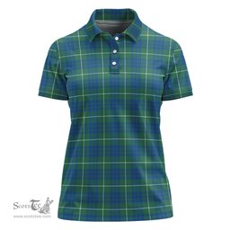 Scottish Hamilton Hunting Ancient Clan Tartan Polo Shirt For Women, Women's Scottish Polo Shirt Scottish Plaid Tartan Plaid - ScotsTee - scotstee.com