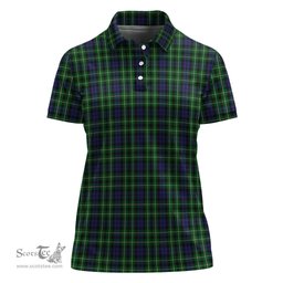 Scottish Graham of Montrose Clan Tartan Polo Shirt For Women, Women's Scottish Polo Shirt Scottish Plaid Tartan Plaid - ScotsTee - scotstee.com