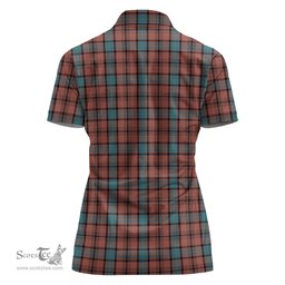 Scottish Hannay Dress Clan Tartan Polo Shirt For Women, Women's Scottish Polo Shirt Scottish Plaid Tartan Plaid - ScotsTee - scotstee.com