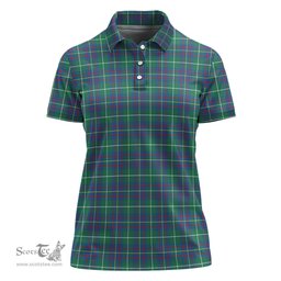 Scottish Inglis Ancient Clan Tartan Polo Shirt For Women, Women's Scottish Polo Shirt Scottish Plaid Tartan Plaid - ScotsTee - scotstee.com