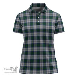 Scottish Lindsay Dress Clan Tartan Polo Shirt For Women, Women's Scottish Polo Shirt Scottish Plaid Tartan Plaid - ScotsTee - scotstee.com