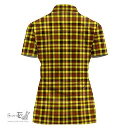 Scottish Jardine Modern Clan Tartan Polo Shirt with Family Crest For Women, Women's Scottish Polo Shirt Scottish Plaid Tartan Plaid - ScotsTee - scotstee.com