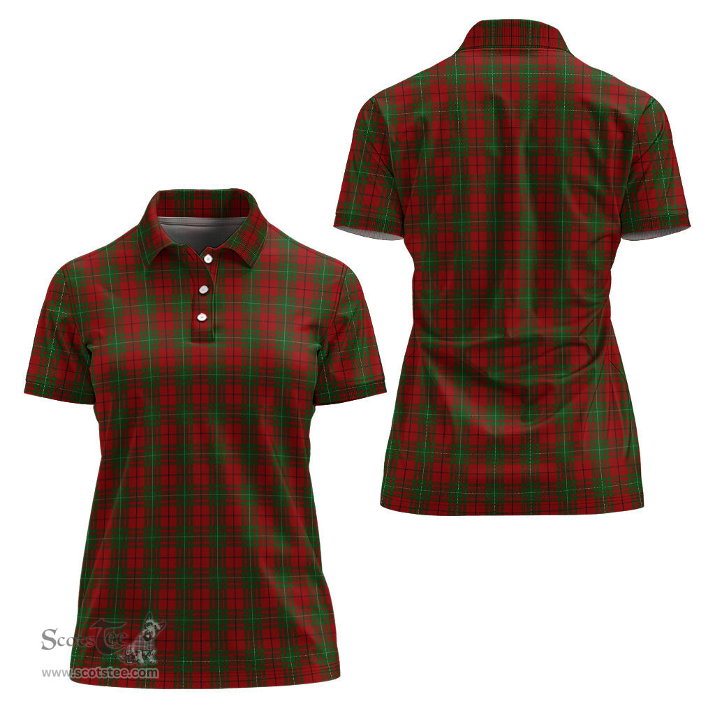 Scottish MacAulay Clan Tartan Polo Shirt For Women, Women's Scottish Polo Shirt Scottish Plaid Tartan Plaid - ScotsTee - scotstee.com