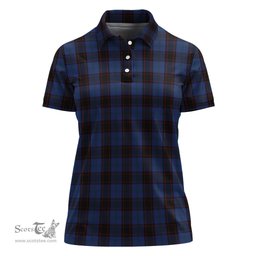 Scottish Home (Hume) Clan Tartan Polo Shirt For Women, Women's Scottish Polo Shirt Scottish Plaid Tartan Plaid - ScotsTee - scotstee.com