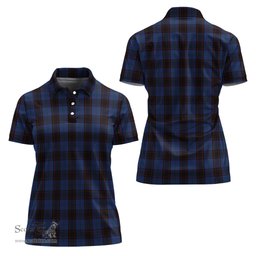 Scottish Home (Hume) Clan Tartan Polo Shirt For Women, Women's Scottish Polo Shirt Scottish Plaid Tartan Plaid - ScotsTee - scotstee.com