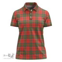 Scottish Grant Ancient Clan Tartan Polo Shirt For Women, Women's Scottish Polo Shirt Scottish Plaid Tartan Plaid - ScotsTee - scotstee.com