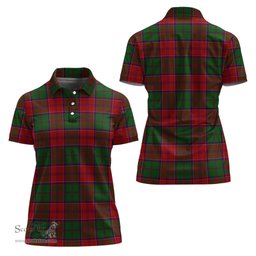 Scottish Grant Clan Tartan Polo Shirt For Women, Women's Scottish Polo Shirt Scottish Plaid Tartan Plaid - ScotsTee - scotstee.com