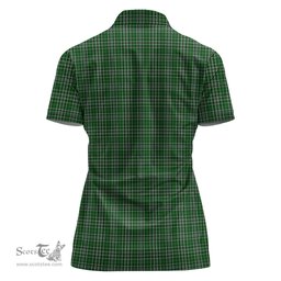 Scottish Gayre Dress Clan Tartan Polo Shirt with Family Crest For Women, Women's Scottish Polo Shirt Scottish Plaid Tartan Plaid - ScotsTee - scotstee.com