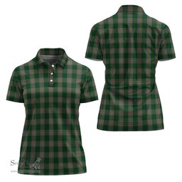Scottish Ledford Clan Tartan Polo Shirt For Women, Women's Scottish Polo Shirt Scottish Plaid Tartan Plaid - ScotsTee - scotstee.com