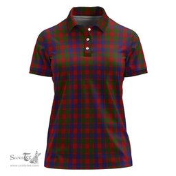 Scottish Gow Clan Tartan Polo Shirt For Women, Women's Scottish Polo Shirt Scottish Plaid Tartan Plaid - ScotsTee - scotstee.com