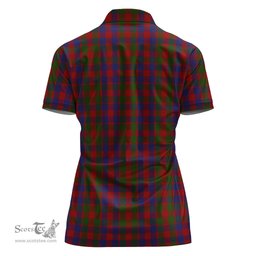 Scottish Gow Clan Tartan Polo Shirt For Women, Women's Scottish Polo Shirt Scottish Plaid Tartan Plaid - ScotsTee - scotstee.com