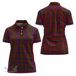 Scottish Gow Clan Tartan Polo Shirt For Women, Women's Scottish Polo Shirt Scottish Plaid Tartan Plaid - ScotsTee - scotstee.com